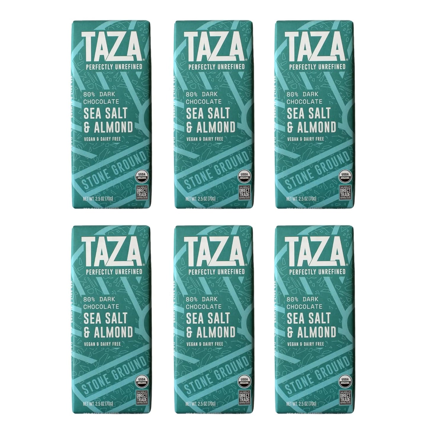 Taza Chocolate Organic Amaze Bar 80% Stone Ground Delight
