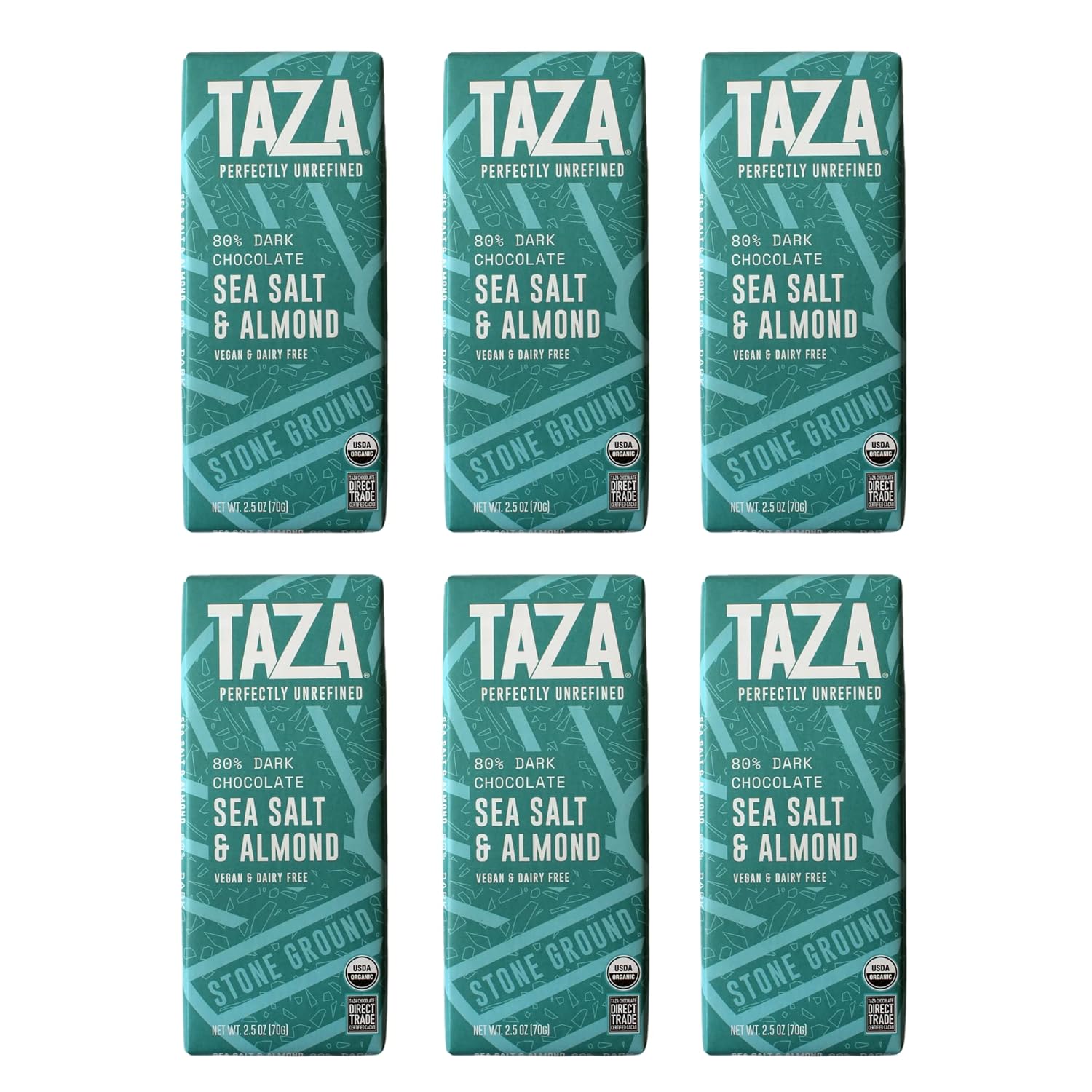 Taza Chocolate Organic Amaze Bar 80% Stone Ground Delight