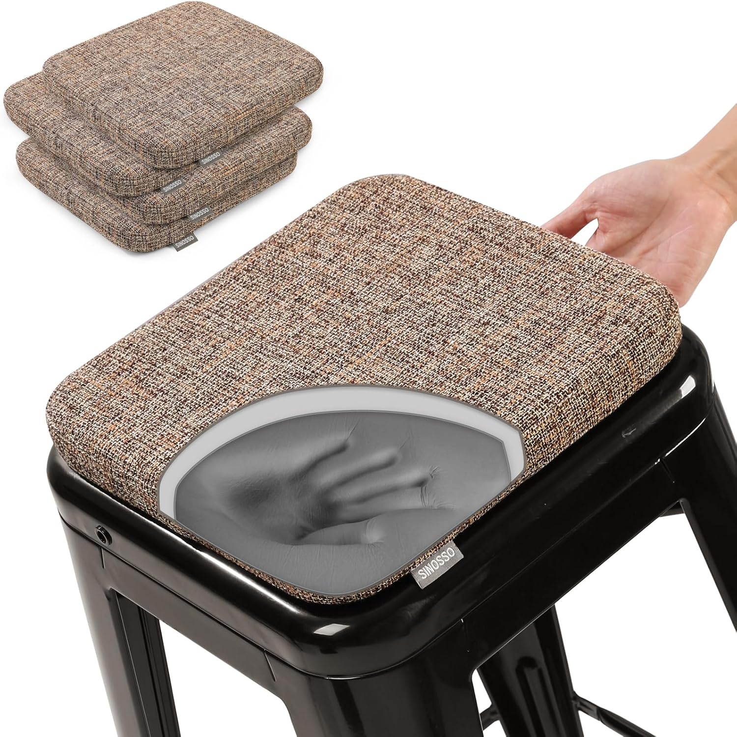 Memory Foam Bar Stool Cushions for Comfort and Style