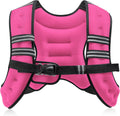 ZELUS Weighted Vest 6-30lb - Adjustable Reflective Training Vest