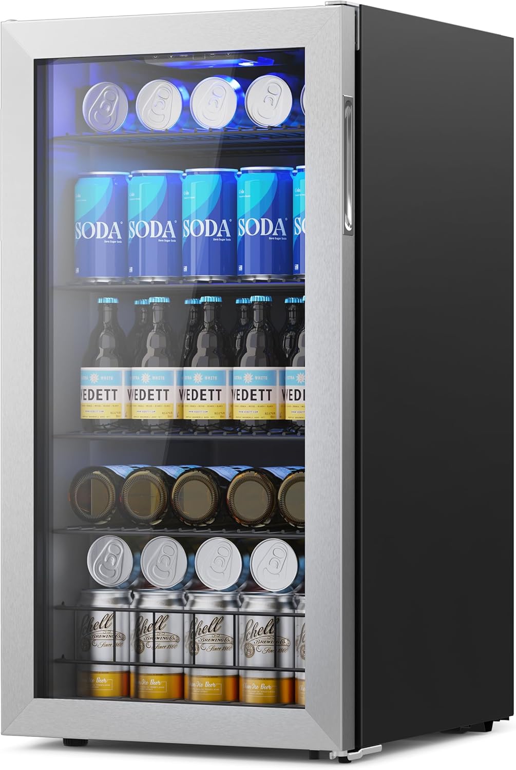 3.11Cu.ft Beverage Refrigerator Cooler for Home and Office