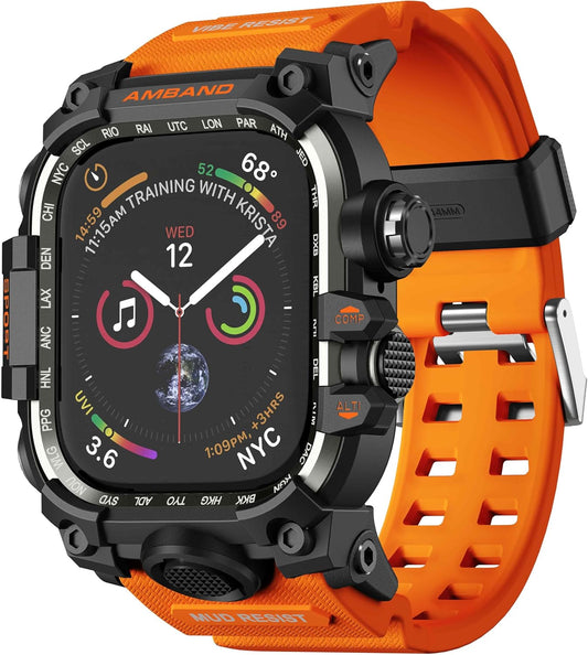 amBand Rugged Case for Apple Watch 44mm - Tactical Protection