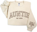 NAZENTI Embroidered Mama Sweatshirt - Cozy Gift for Mom