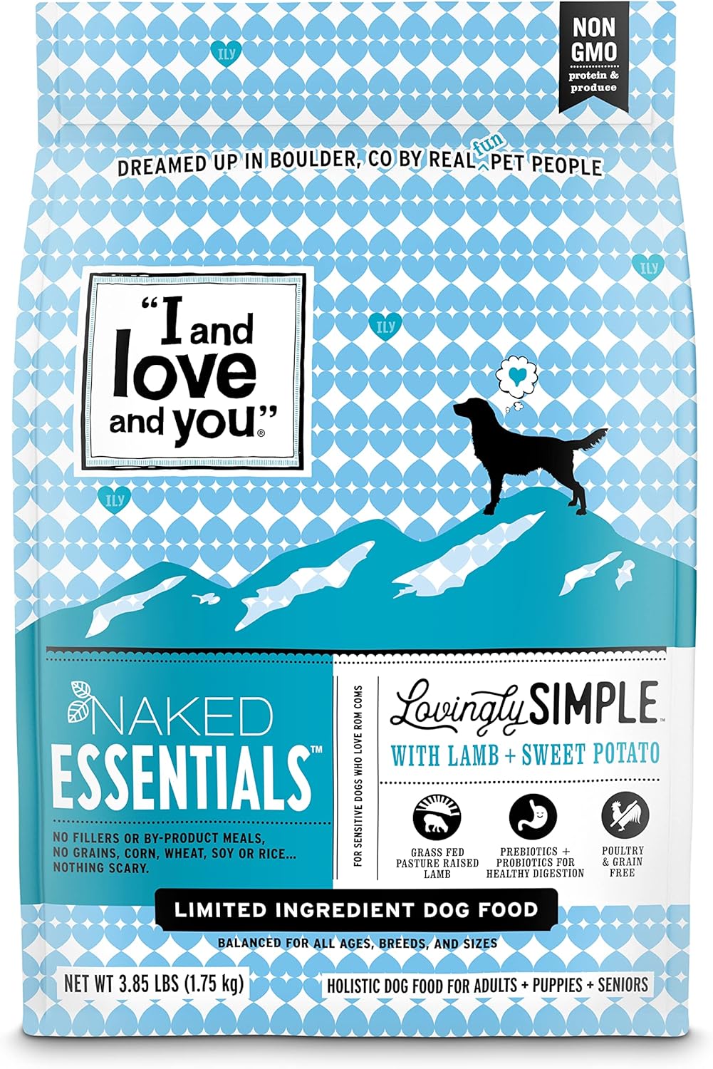 Lovingly Simple Dry Dog Food with Lamb and Sweet Potato - Grain Free