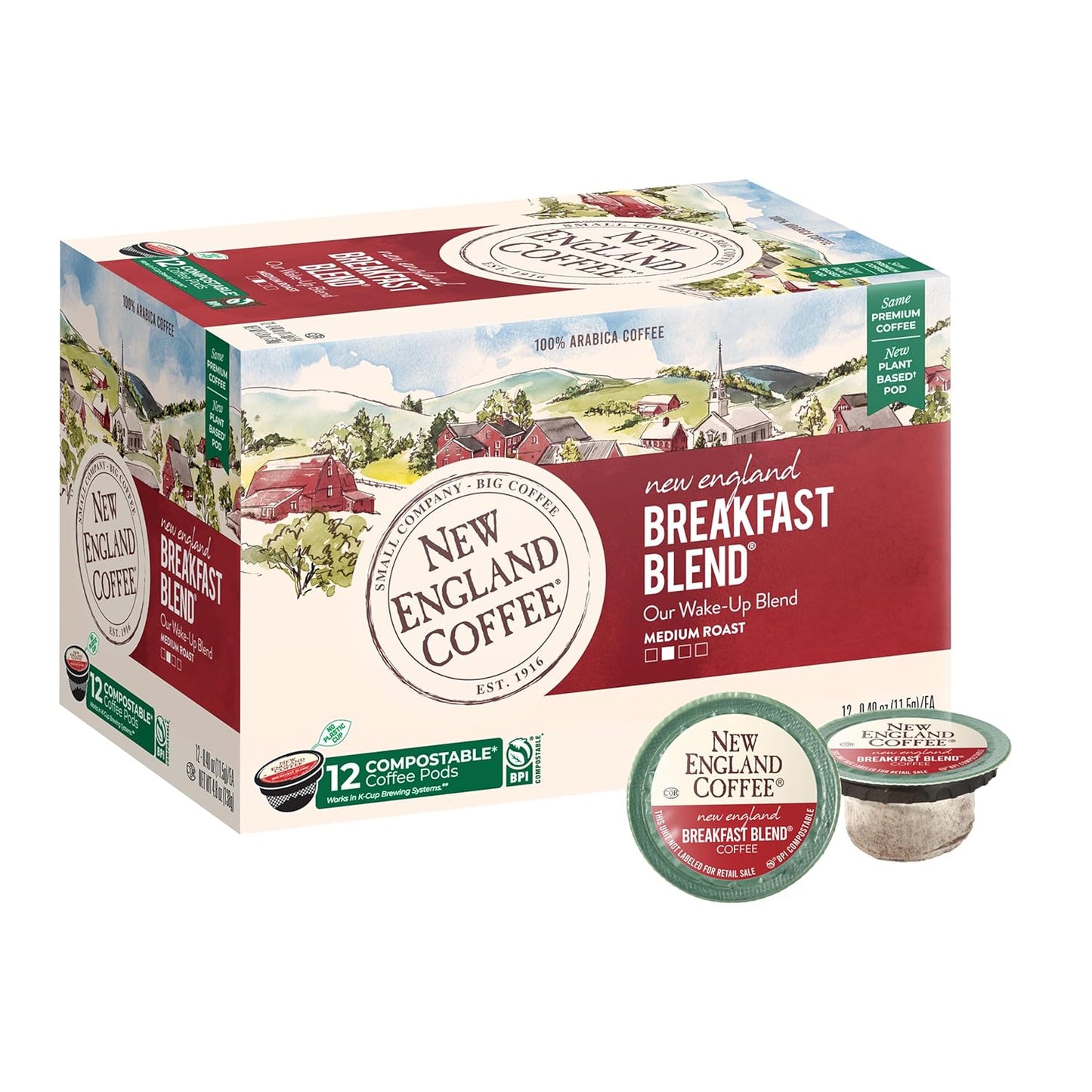 New England Coffee Breakfast Blend Pods for Perfect Mornings