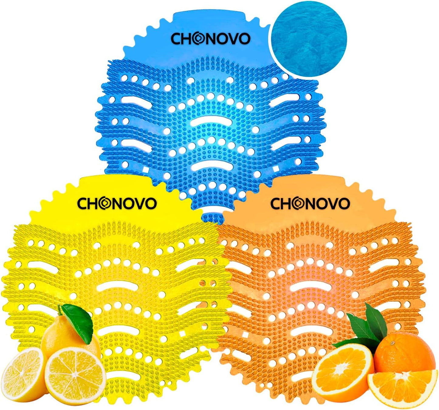 Urinal Screen Deodorizer by CHONOVO - 24 Packs Fresh Scent