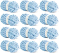 HOMBYS Sky Blue Chunky Chenille Yarn for Crocheting - Super Bulky Soft