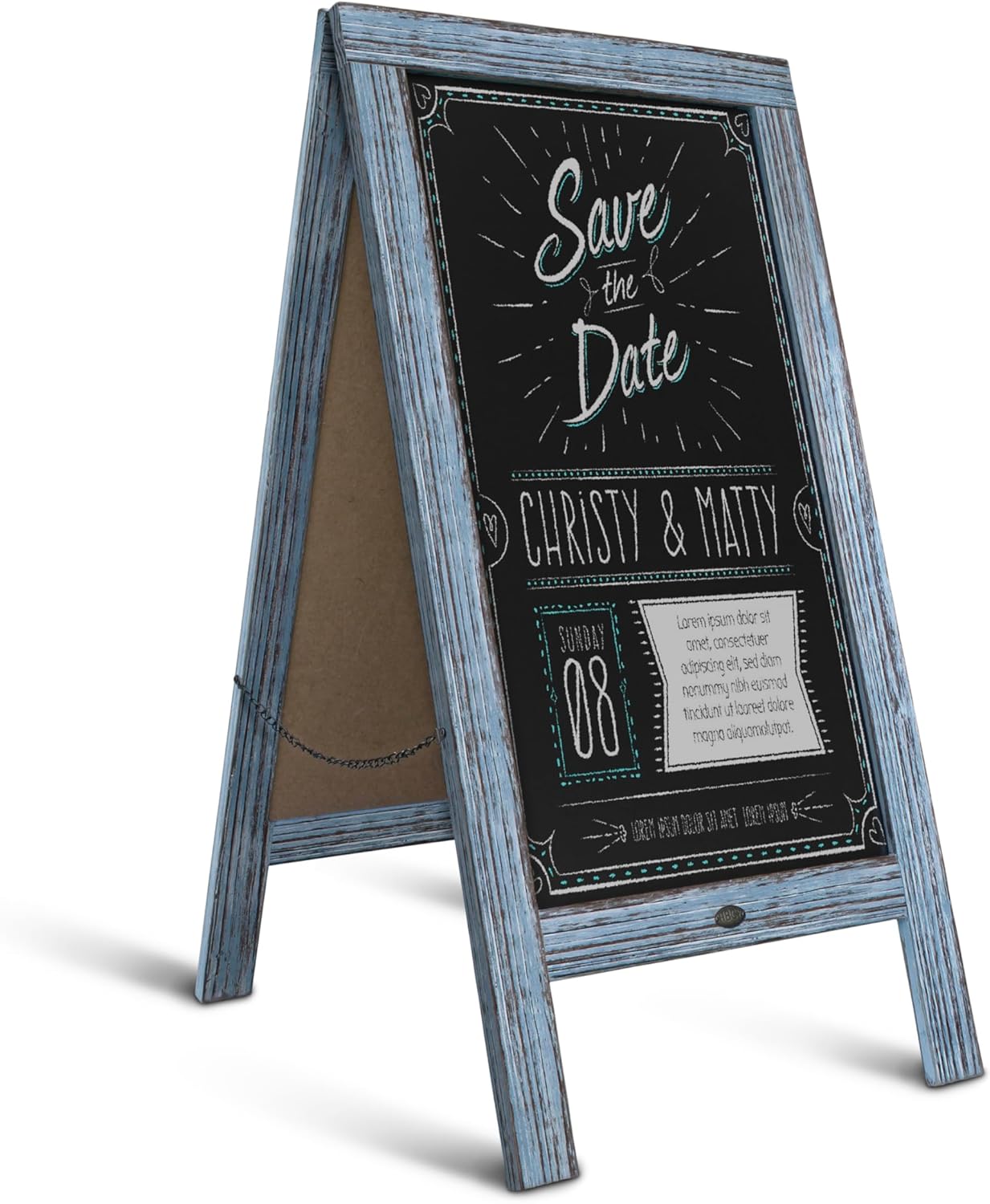 A Frame Chalkboard Sign - Double-Sided Magnetic Menu Board