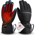 TIBISI Waterproof Thermal Ski Gloves -10F: Warm Touchscreen Snow Gloves