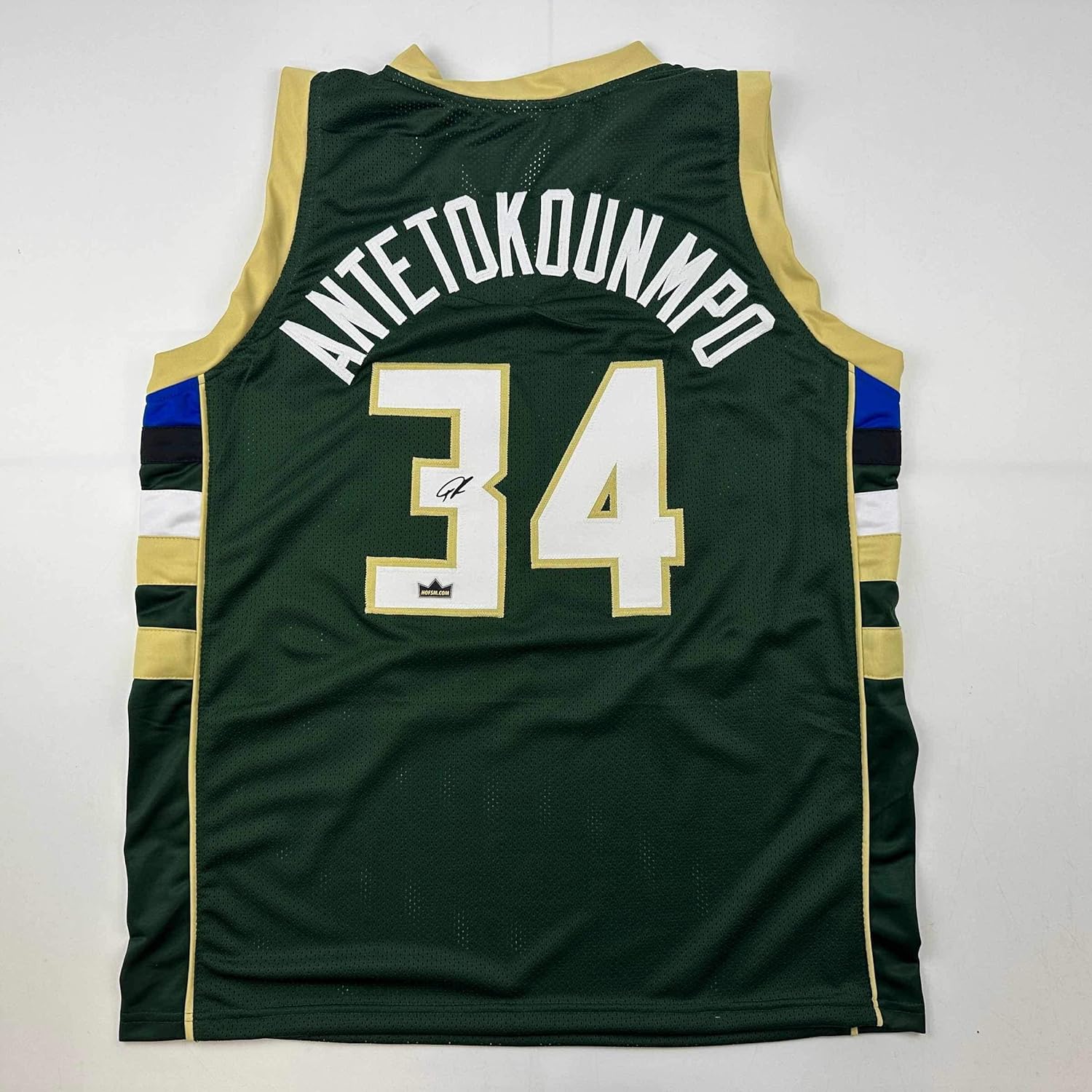 Facsimile Autographed Giannis Antetokounmpo Jersey for Fans