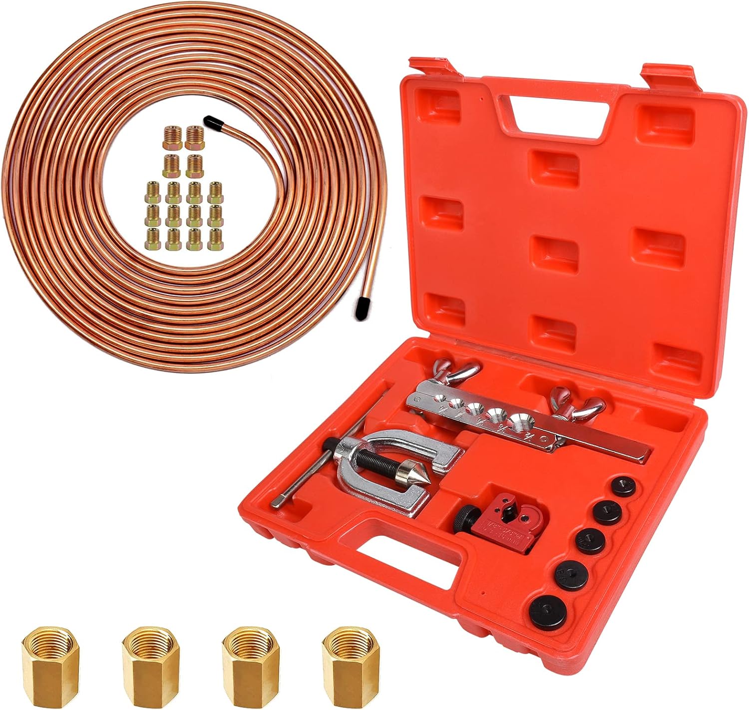 MuHize Brake Flare Tool Kit - 1/4 Inch Brake Repair Solution