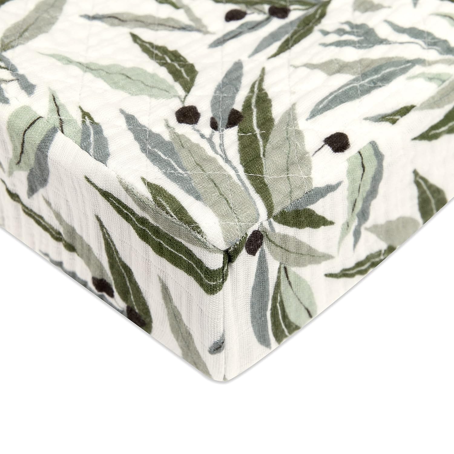 Babyletto Organic Cotton Changing Pad Cover - Ultra-Soft Muslin