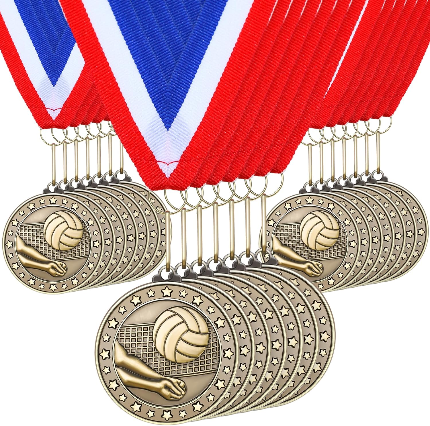 30 Pcs Gold Medals for Sports Awards Participation Gifts