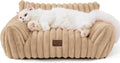 Bedsure Cute Cat Couch for Pets - Fluffy 24in Sofa for Cats