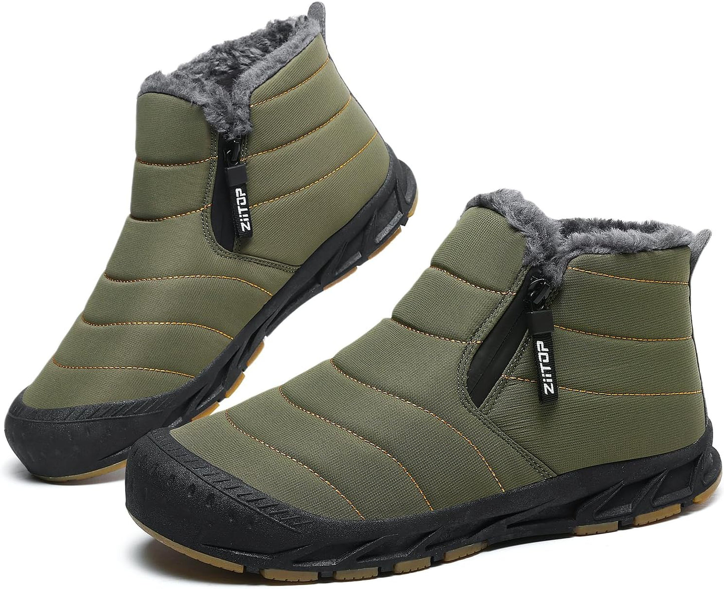Snow Boots Mens Waterproof Winter Boots for Cold Weather Comfort