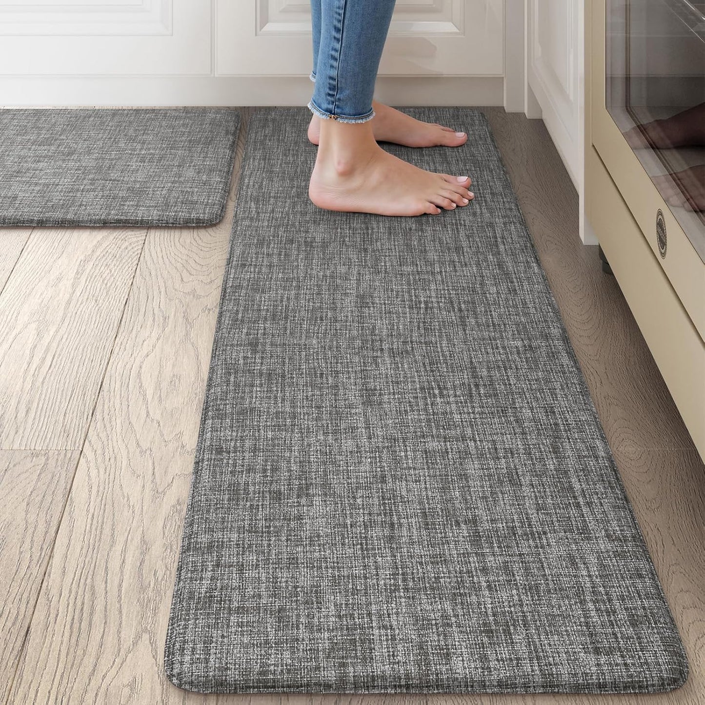 Collive Kitchen Mats for Floor 2PCS - Anti Fatigue Comfort