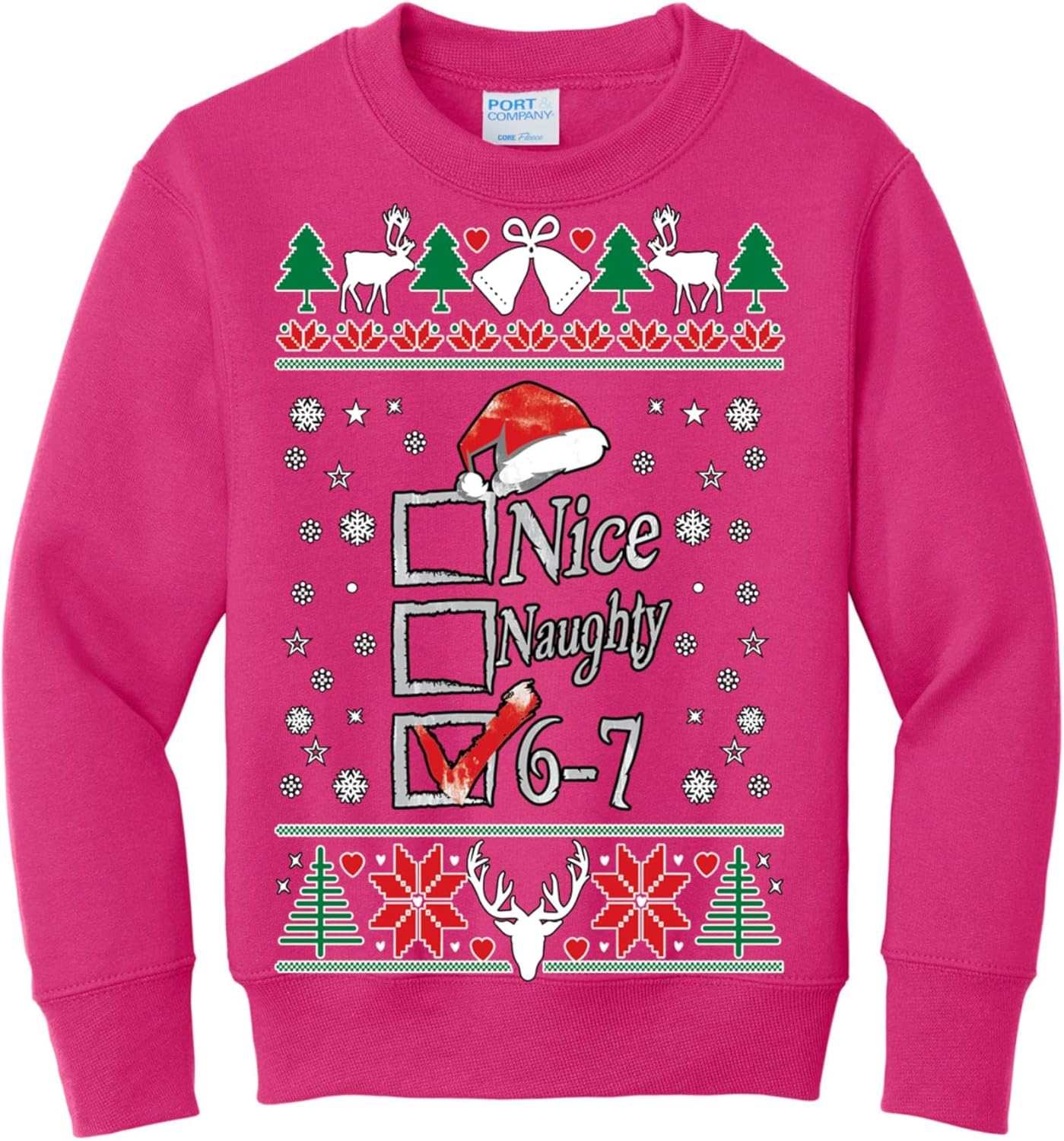 Funny Ugly Christmas Sweater for Kids by Wild Custom Apparel