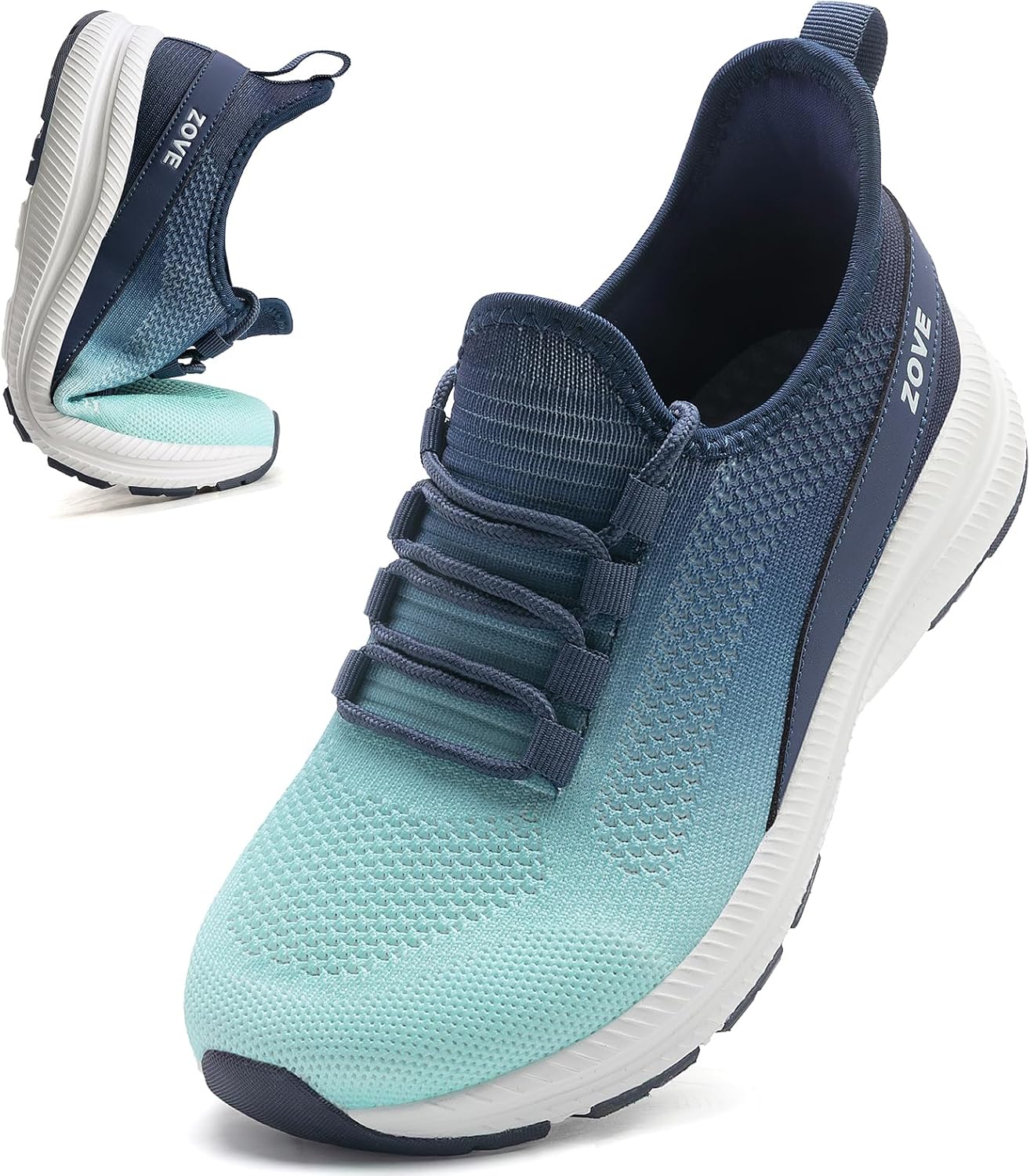 ZOVE Wide Toe Box Shoes for Women - Ultra Light Running Sneakers