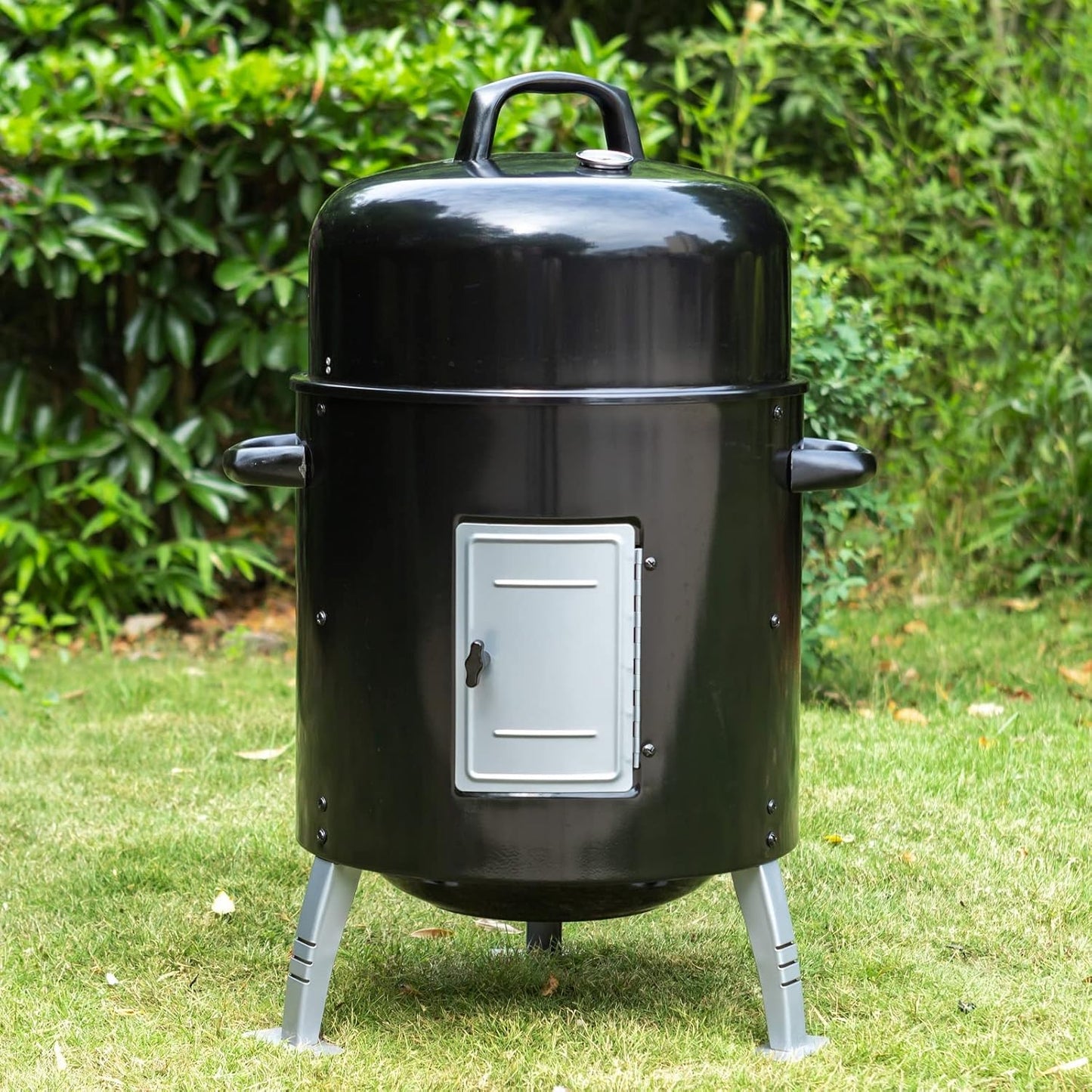 Sophia & William 17 in Vertical Charcoal Smoker for BBQ Lovers