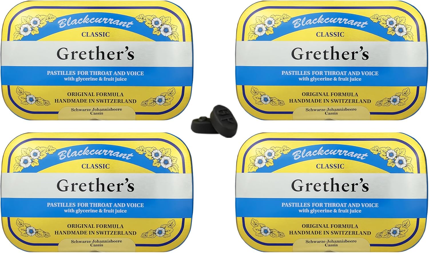 GRETHER'S Pastilles Classic Blackcurrant for Dry Mouth Relief