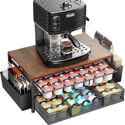K Cup Holder Organizer for 63 Large & 80 Small Capsules