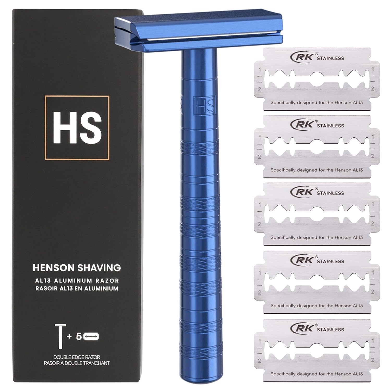Henson Shaving Razor - Steel Blue Double Edge Safety Razor Review