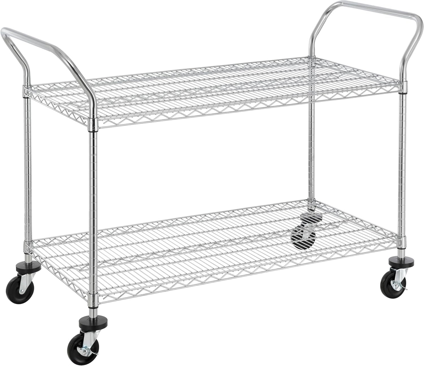 Finnhomy 2-Tier Heavy Duty Utility Cart with 700 lbs Capacity