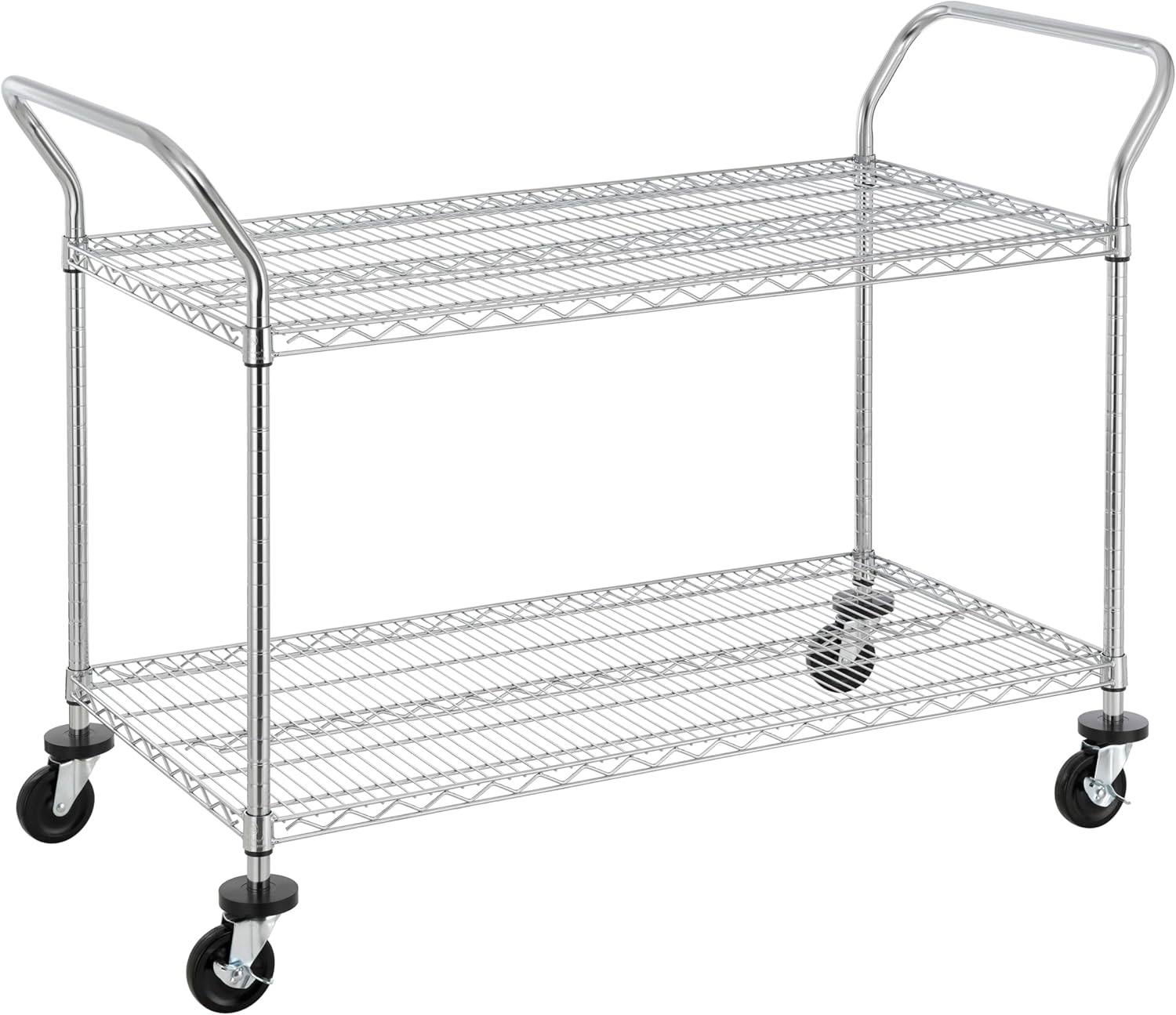 Finnhomy 2-Tier Heavy Duty Utility Cart with 700 lbs Capacity
