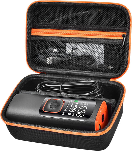 Portable Black Car Air Pump Holder - Organize with Boobowl