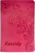 Personalized KJV Reference Bible Faux Leather Large Print - Burnt Pink