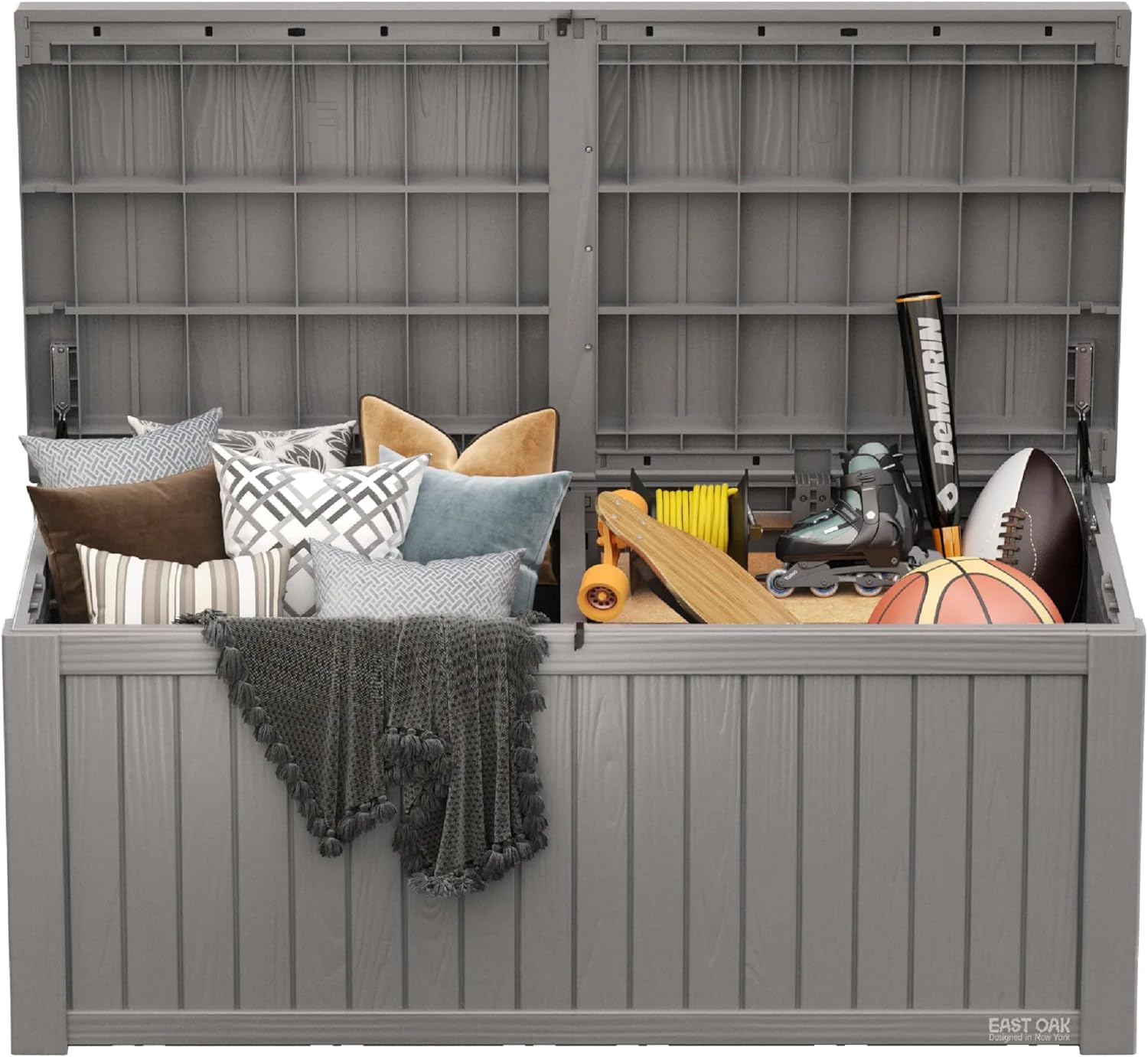 EAST OAK Outdoor Storage Box: Large 150 Gallon Deck Bin