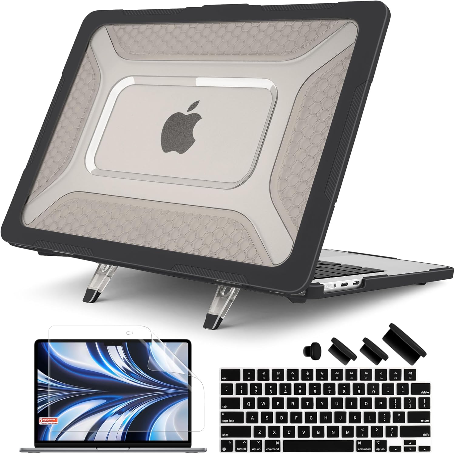 Batianda Upgraded Case for MacBook Air 15 inch - Heavy Duty