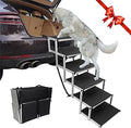 Dog Ramp for Cars 6 Steps - Lightweight Foldable Aluminum Ramp