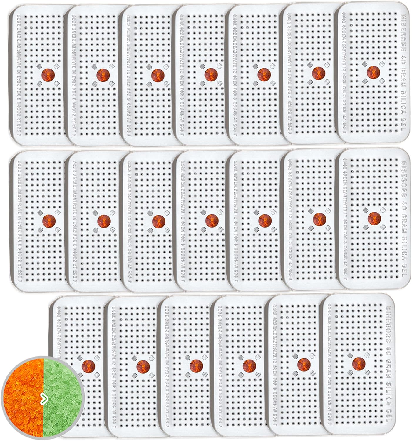 40 Gram Silica Gel Canisters for Effective Moisture Control
