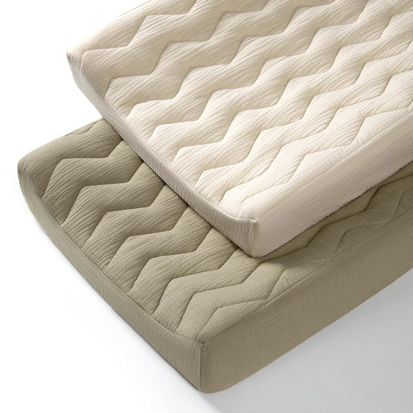 Muslin Changing Pad Cover for Baby by lulumoon - Soft & Safe