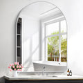FORBATH Large Arched Wall Mirror 48x36 in - Elegant Arch Statement