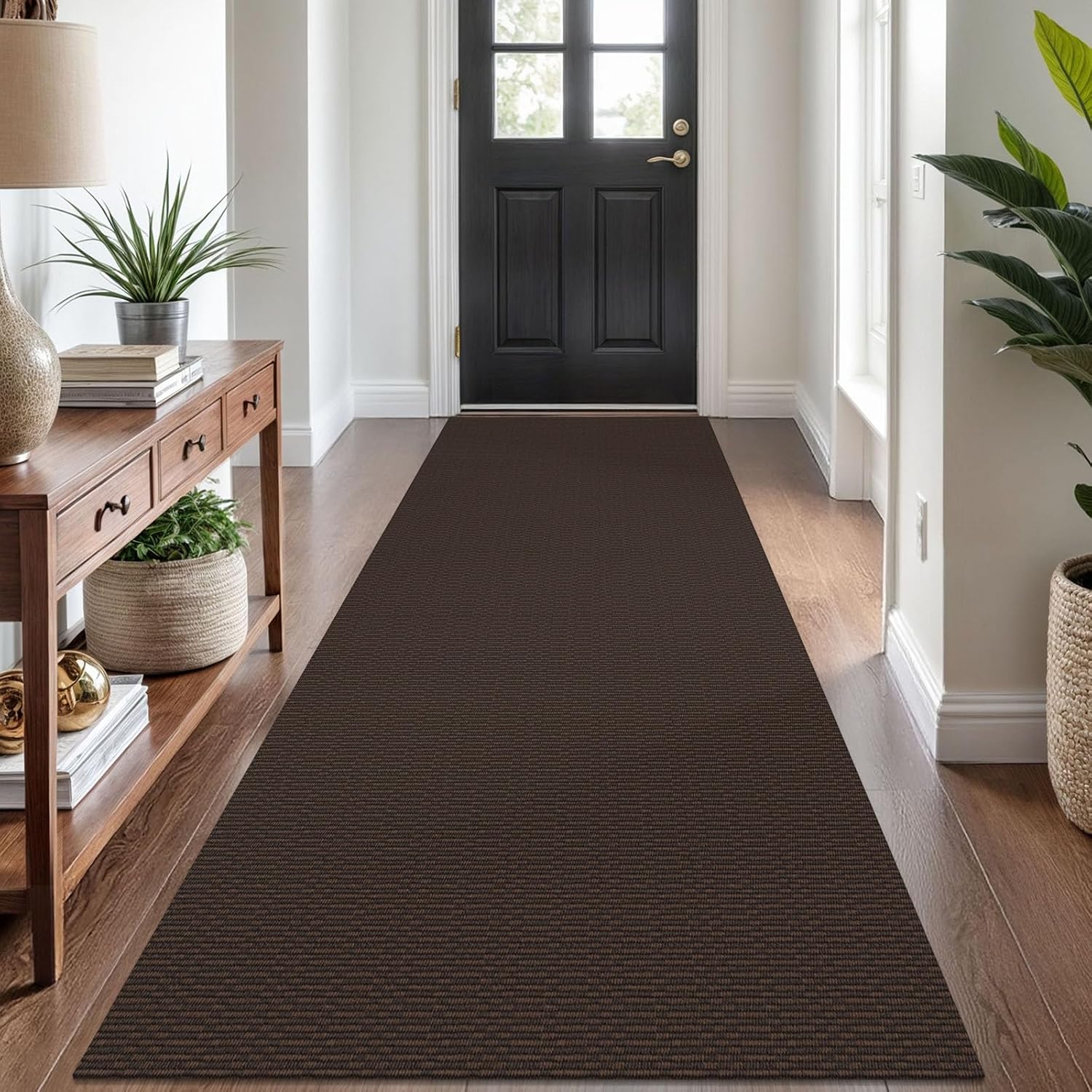 KOZYFLY Washable Runner Rug 3x8 ft for Hallways and Kitchens