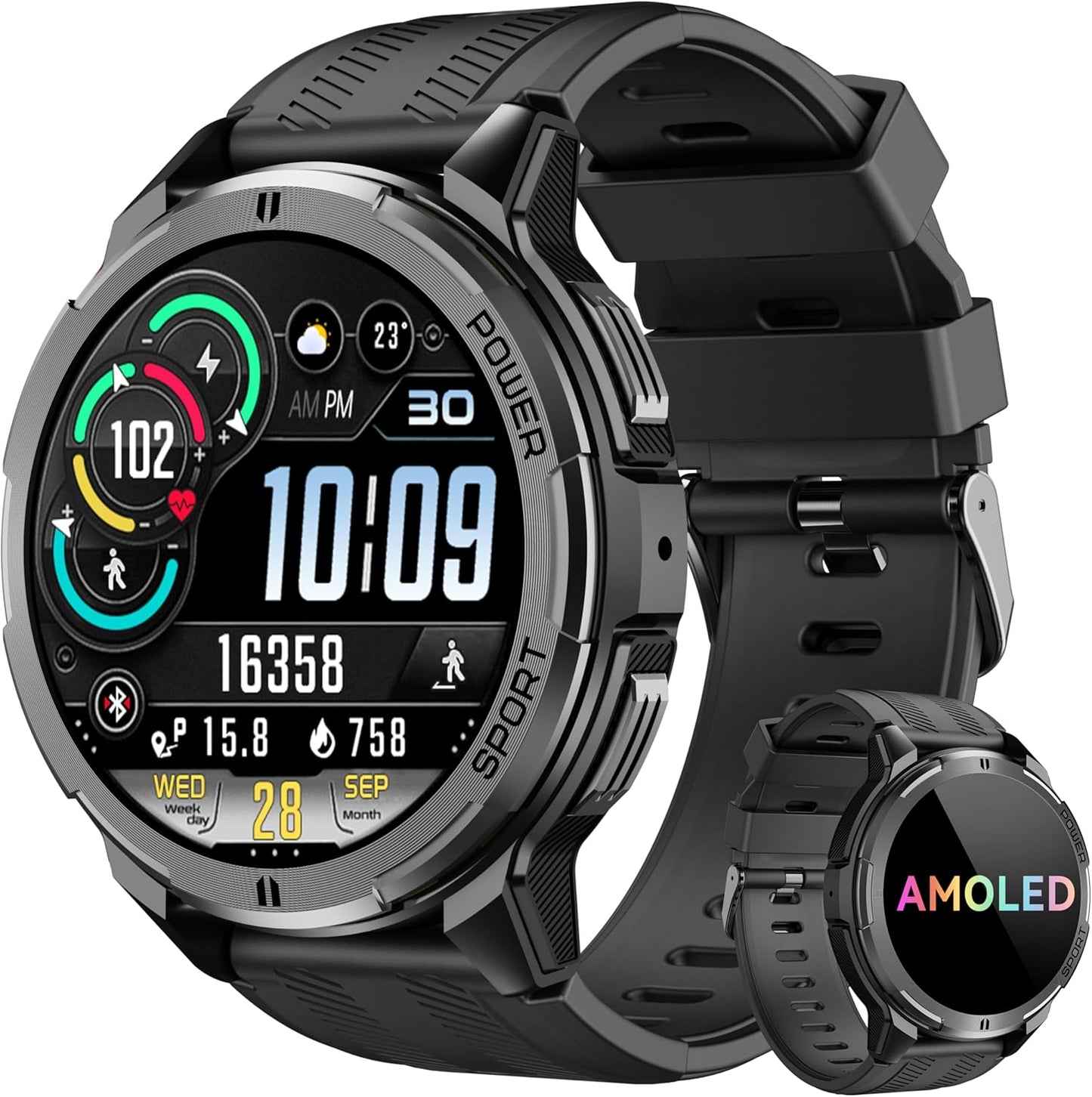 OUKITEL Smart Watch for Men with Military-Grade Features