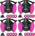 Reusable Respirator Mask with Activated Carbon Filters - Durable