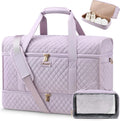 LOVEVOOK Large Travel Duffle Bag - 50L Weekender with Shoe Compartment