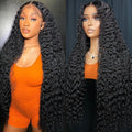 28 Inch Deep Wave Lace Front Wig Made from 100% Human Hair
