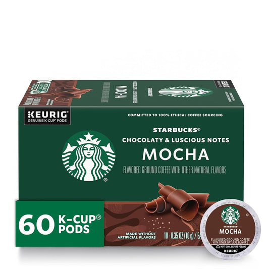 Starbucks K-Cup Coffee Pods for Mocha Lovers - 60 Pods