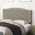 Queen Headboard Only Upholstered Linen Headboard - Tufted Queen Size