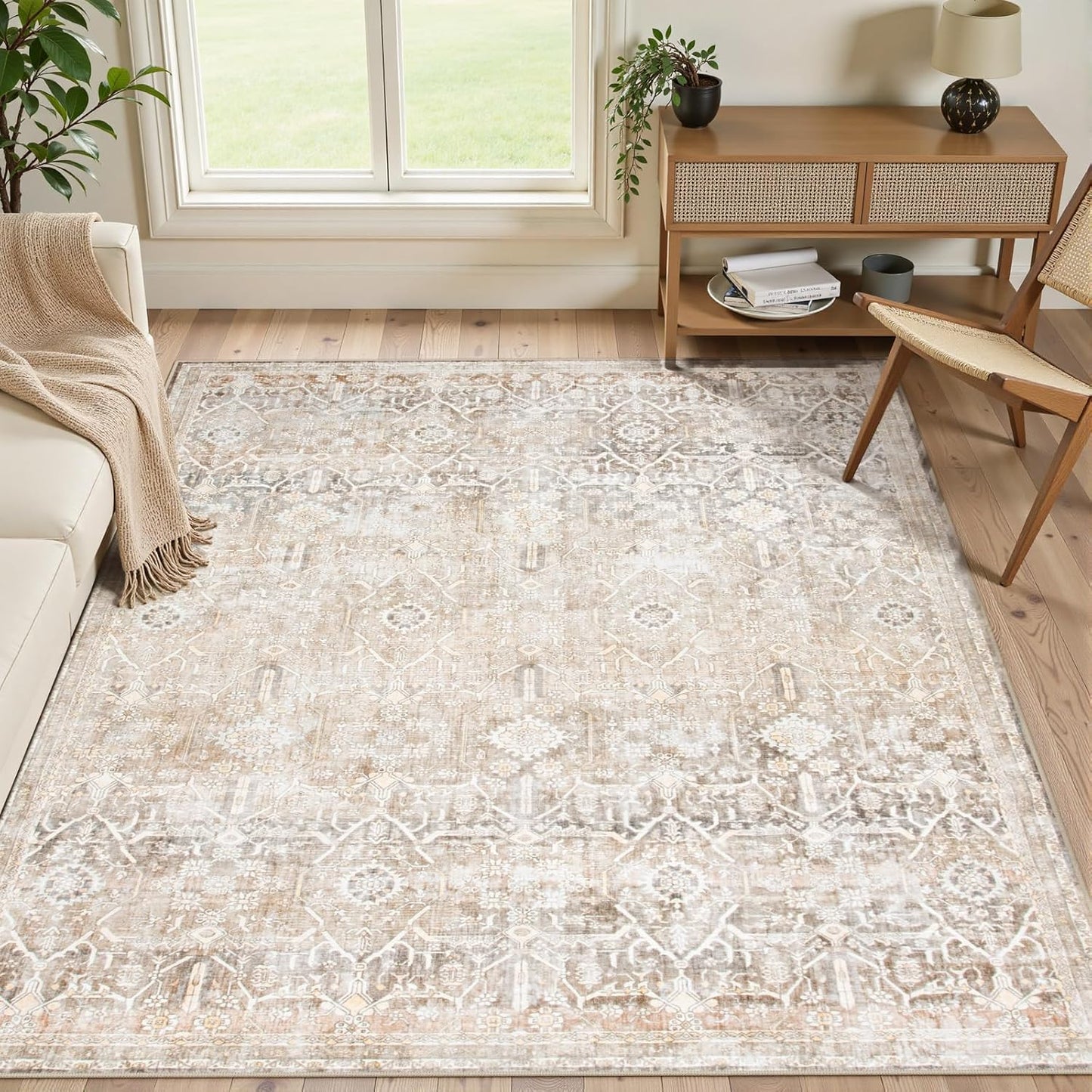 Colliive Area Rug 6x9 - Soft Non-Slip Indoor Carpet for Home