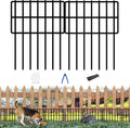 Garden Animal Barrier 25 Pack - 27ft x 17in Metal Fence Border