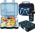 Bevalsa Kids Bento Lunch Box Set with Insulated Bag and Water Bottle