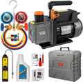 4.5 CFM AC Vacuum Pump and Gauge Set for Mini Split - Complete Kit
