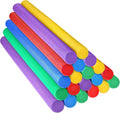 Frienda 20 Pcs Solid Pool Noodles 1.57 x 35.83 in - Colorful Craft
