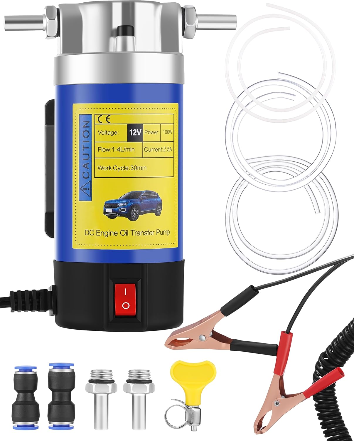12V Oil Extractor Pump for Easy Oil Changes and Transfers