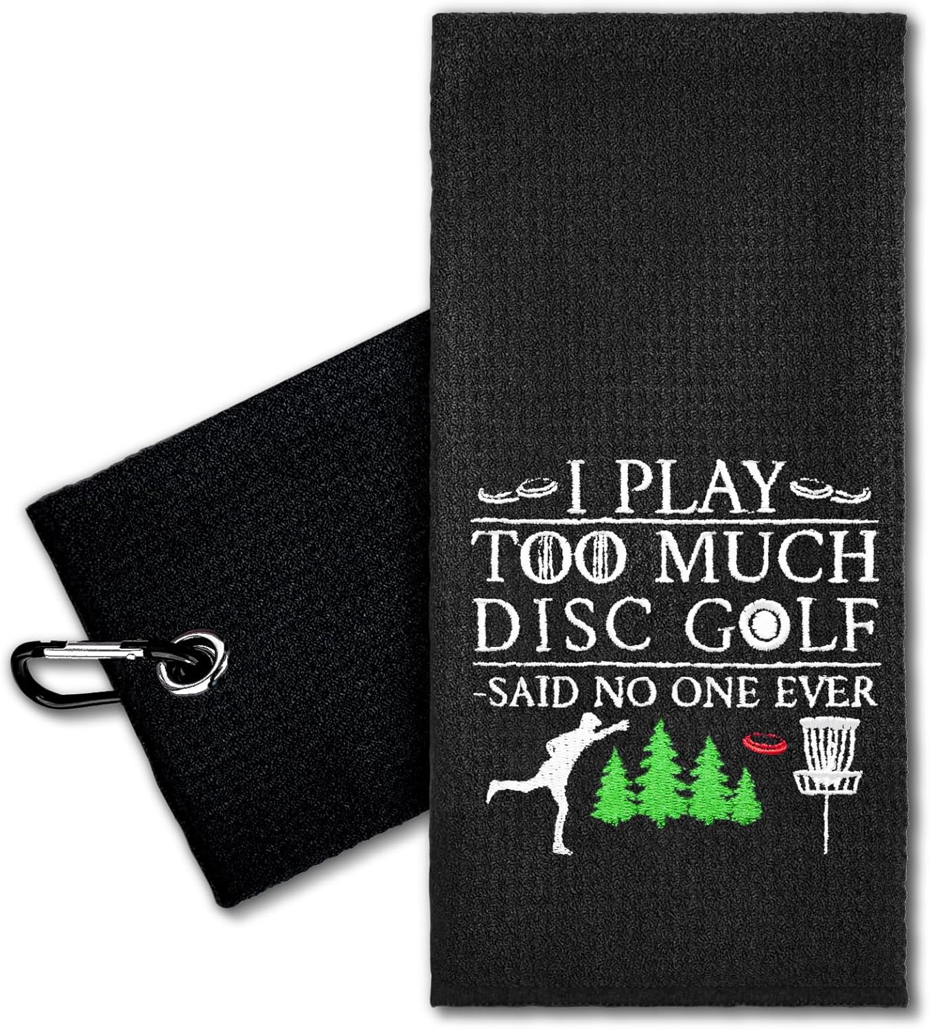 Embroidered Golf Towel - Fun Disc Golf Gift